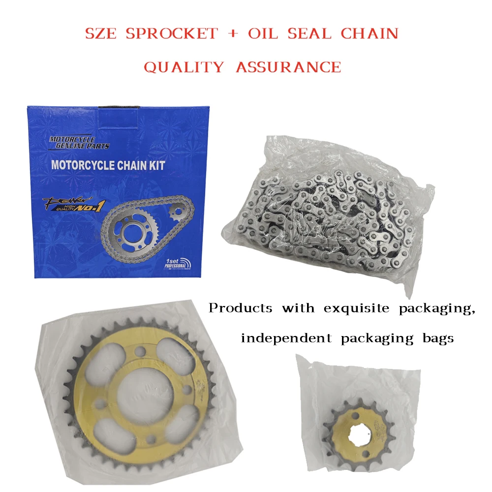 530 Chain - CG125 38T+15T 428H-102L Silent Durable Chain