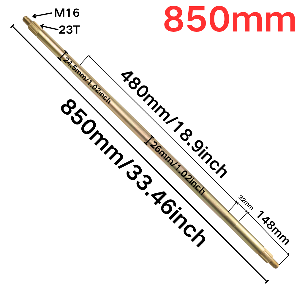 850mm Rear Axle Complete Set W - огляд і ціна Sprocket Chain