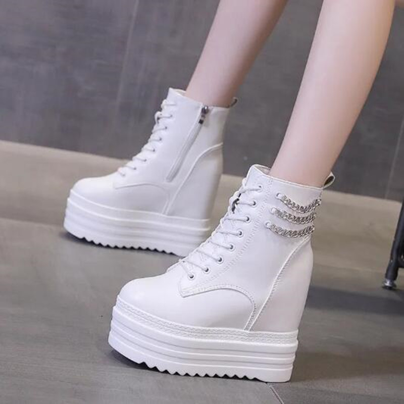 NEW Women Ankle Boots Leather  - огляд і ціна Motorcycle Chain