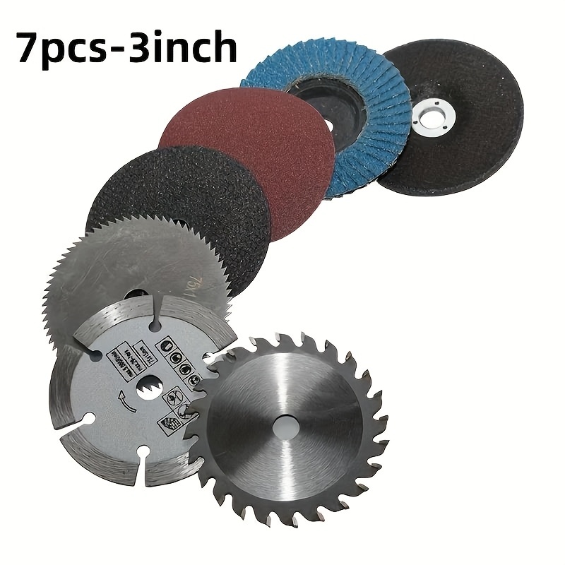 7Pcs Procut3-Inch Circular Saw - огляд і ціна Steel Chain