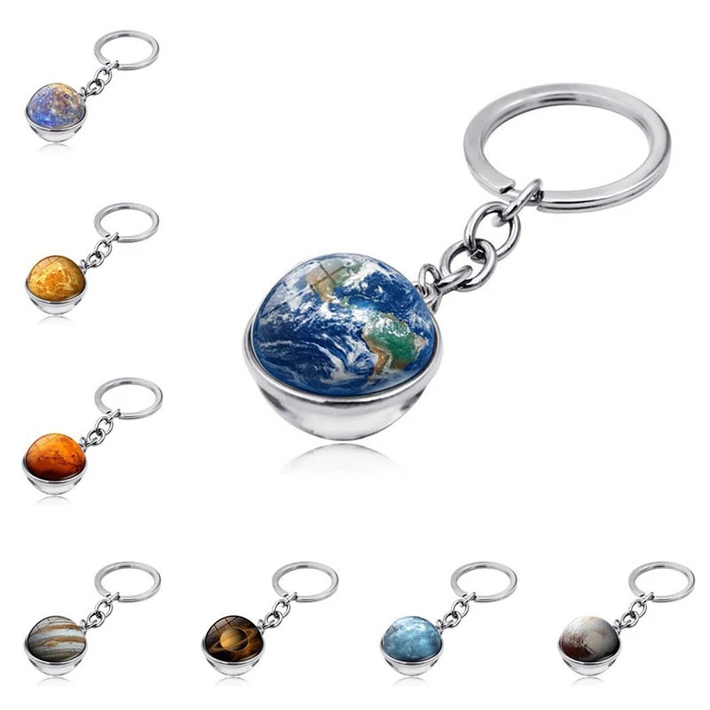 Glass Ball Car Key Chain Earth - огляд і ціна Xcm Chain